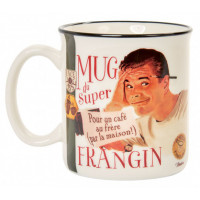 Mug façon émail du SUPER FRANGIN Natives déco rétro vintage