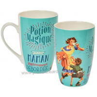 Mug POUR MAMAN DÉBORDÉE Natives déco rétro vintage