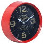 Horloge hublot OLD TOWN CLOCKS métal ROUGE 22 cm