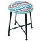 Tabouret métal déco California Beach rétro rétro vintage