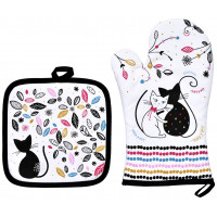 Gant et manique CHAT MANDALA Foxtrot collection