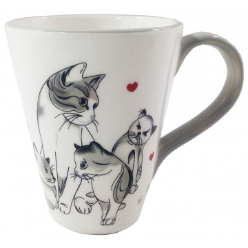 Mug Chat Chatons Petits Cœurs Provence Aromes Tendance Sud