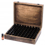 Boîte en bois sculptée à huiles essentielle 80 Flacons