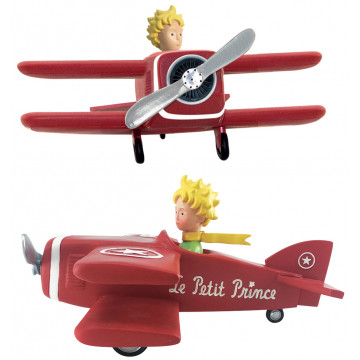 LE PETIT PRINCE Figurine EN AVION