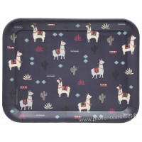 Plateau en bambou 34 cm LAMA MANIA Foxtrot collection