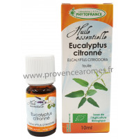 EUCALYPTUS CITRONNÉ Huile Essentielle BIO Phytofrance