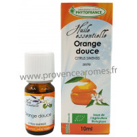 ORANGE DOUCE Huile Essentielle BIO Phytofrance 10 ml