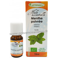 MENTHE POIVRÉE Huile Essentielle BIO Phytofrance 10 ml