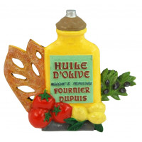 Magnet relief HUILE D'OLIVE FOUGASSE