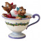 JAQ et GUS dans la tasse Figurine Disney Collection Disney Tradition