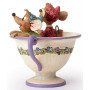 JAQ et GUS dans la tasse Figurine Disney Collection Disney Tradition