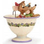 JAQ et GUS dans la tasse Figurine Disney Collection Disney Tradition