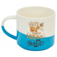 Mug WAKE ME UP Natives déco rétro vintage