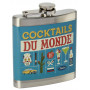 Flasque-COCKTAILS-DU-MONDE-Natives-déco-rétro-vintage