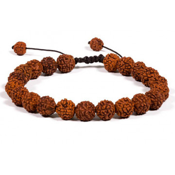 Malra Rudraksha 21 perles réglable