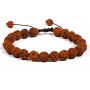 Malra Rudraksha 21 perles réglable