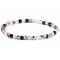 Bracelet en Quartz Tourmaline pierre naturelle perles rondes 4-5 mm