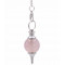 Pendule séphoroton en Quartz rose pierre naturelle 12 gr