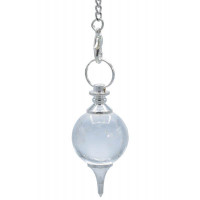 Pendule séphoroton en Cristal de roche pierre naturelle 19 gr