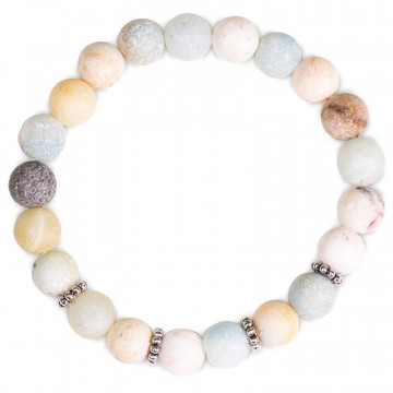 Mala/bracelet en Amazonite 21 perles
