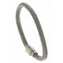 Bracelet en acier gris clair