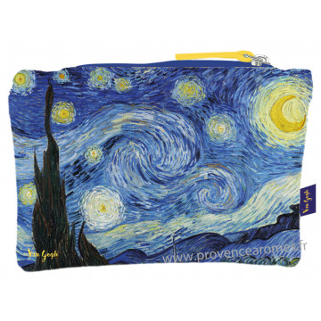 Pochette coton LA NUIT ÉTOILÉE Vincent Van Gogh 1889