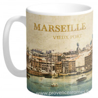 Mug MARSEILLE en PROVENCE déco rétro