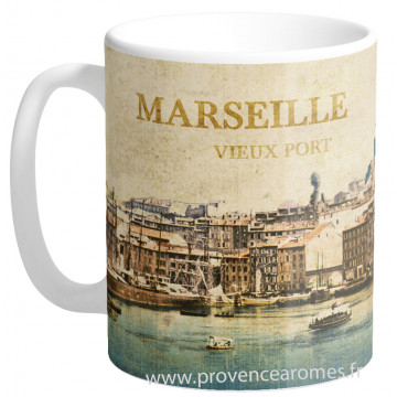 Mug MARSEILLE en PROVENCE déco rétro