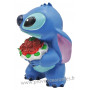 STITCH avec bouquet de fleurs Figurine Disney Collection Disney Showcase