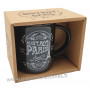 Mug noir façon émail BISTROT PARIS déco rétro