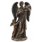 Statuette ARCHANGE SAMUEL 29 cm effet bronze