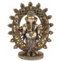 Statuette GANESH debout 29 cm effet bronze