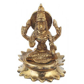 Statuette SHIVA assis 10 cm Laiton