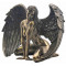 Statuette ANGE femme nue 12 cm effet bronze
