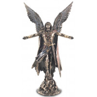 Statuette ARCHANGE URIEL 28 cm effet bronze