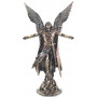 Statuette ARCHANGE URIEL 28 cm effet bronze