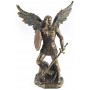 Statuette ARCHANGE SAINT MICHEL 24 cm effet bronze