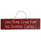 Plaque en bois " Les bon crus font les bonnes cuites " fond Rouge