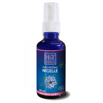 Huile végétale de NIGELLE BIO Herbes et Tradition 50 ml