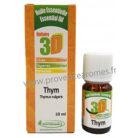 HUILE ESSENTIELLE de THYM 3D Bactéries, Tonique Phytofrance