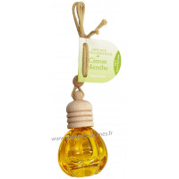 Flacon diffuseur à suspendre Huile essentielle CITRON MENTHE 12 ml Esprit Provence