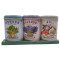 Coffret 3 petites Boîtes Herbes Provence - Lavande alimentaire - Ail déco rétro Esprit Provence
