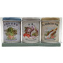 Coffret 3 petites Boîtes Herbes Provence - Ail - Fleur de Sel déco rétro Esprit Provence