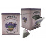 Lavande tisane de Provence Boîte distributrice déco rétro Esprit Provence