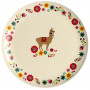 Assiette en bambou 25 cm LAMA ALPAGA FOLK Foxtrot collection