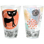 Verre LES CHATS Foxtrot collection