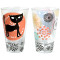 Verre LES CHATS Foxtrot collection