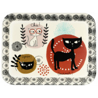 Plateau en bambou 34 cm LES CHATS Foxtrot collection