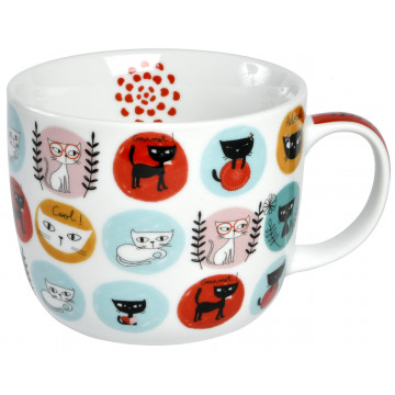 Maxi tasse à déjeuner LES CHATS Foxtrot collection