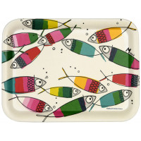 Plateau en bambou 24 cm DANSE DES POISSONS Foxtrot collection